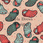 Layla Drew's Designs - Christmas Crocs Dots