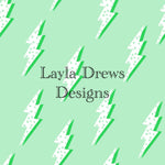 Layla Drew's Designs - Green Lightning