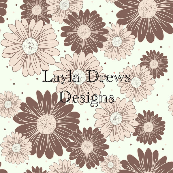 Layla Drew's Designs - Brown Florals
