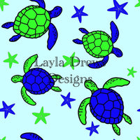 Layla Drew's Designs - Bright Turtles Boy