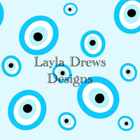 Layla Drew's Designs - Blue Evil Eye