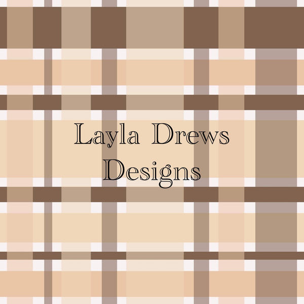 Layla Drew's Designs - Brown Plaid 2