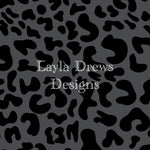 Layla Drew's Designs - Black Grey Leopard