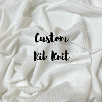 custom rib knit