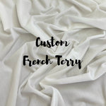 custom french terry (not available with RUSH)