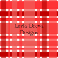 Layla Drew's Designs -Red Valentines Day Plaid