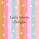 Layla Drew's Designs -Boho Stripes Stars