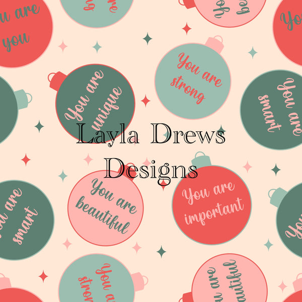 Layla Drew's Designs - Affirmation Ornaments