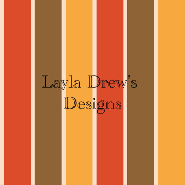 Layla Drew's Designs - Fall Leaves Stripes 2