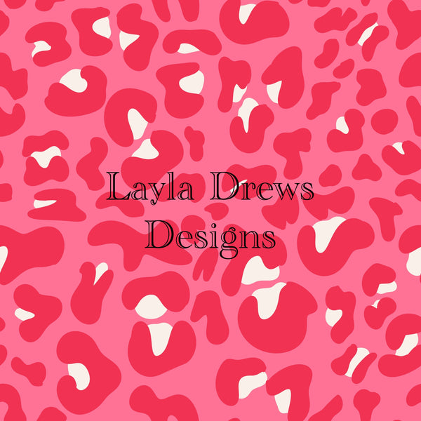 Layla Drew's Designs -Hot Pink Leopard