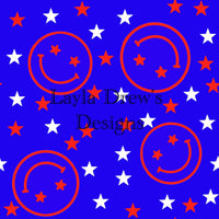 Layla Drew's Designs - Fourth of July Smiley
