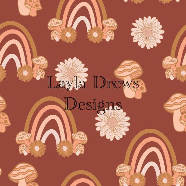 Layla Drew's Designs -Mushroom Rainbows