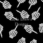 Layla Drew's Designs - FU Skeleton Black