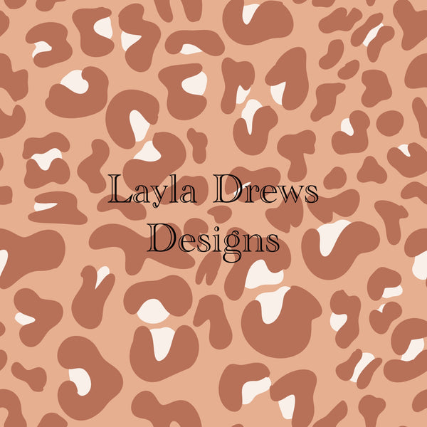 Layla Drew's Designs -Tan Leopard