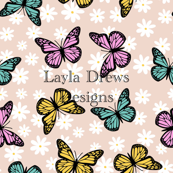 Layla Drew's Designs -Groovy Spring Butterflies