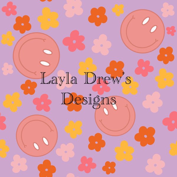 Layla Drew's Designs - Floral Smileys