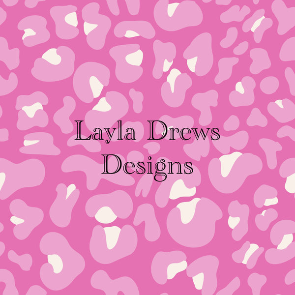 Layla Drew's Designs -Pink Leopard