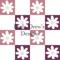 Layla Drew's Designs - Floral Checkers 2